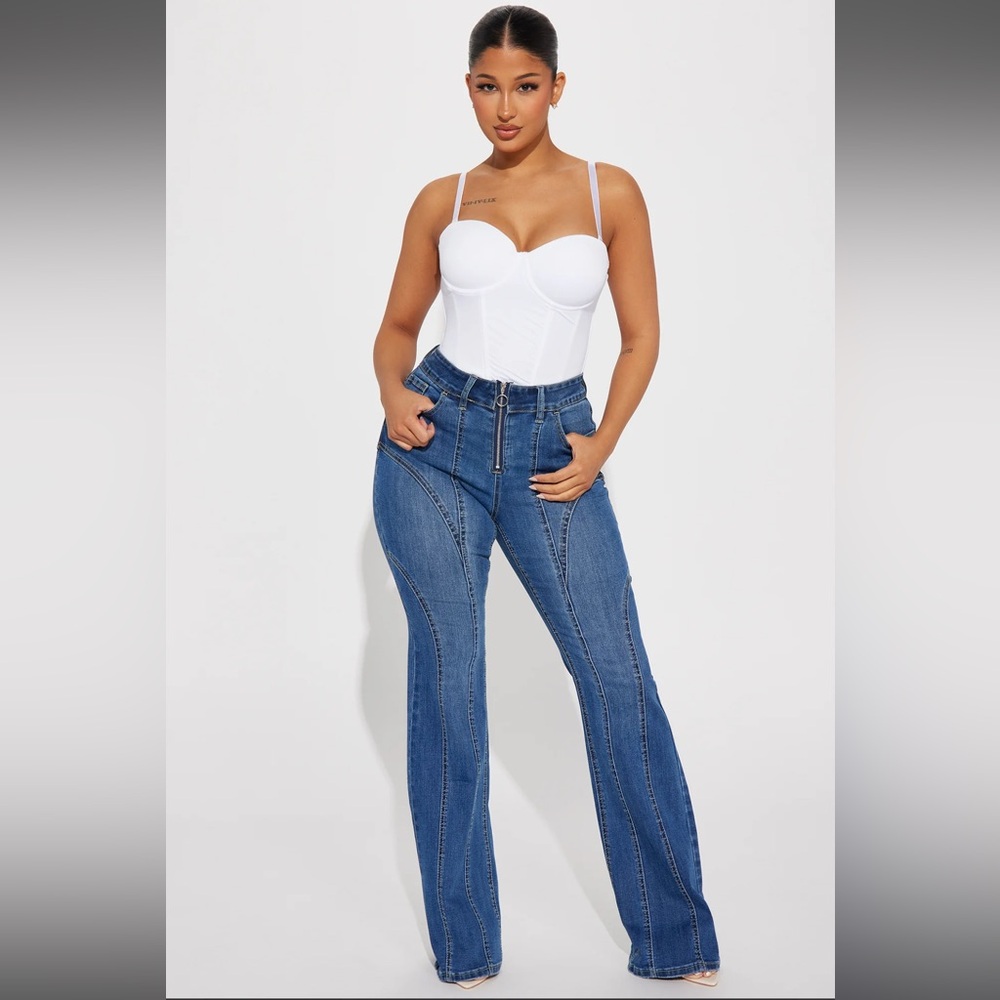 Fashion nova jeans medium wash